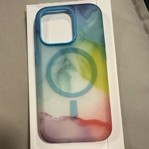 Multicolor Watercolor MagSafe iPhone 14 Pro Case